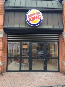 Burger King alumínium portál Burger King alumínium portál